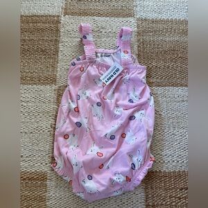 NWT pink bunny bubble size 12-18 months